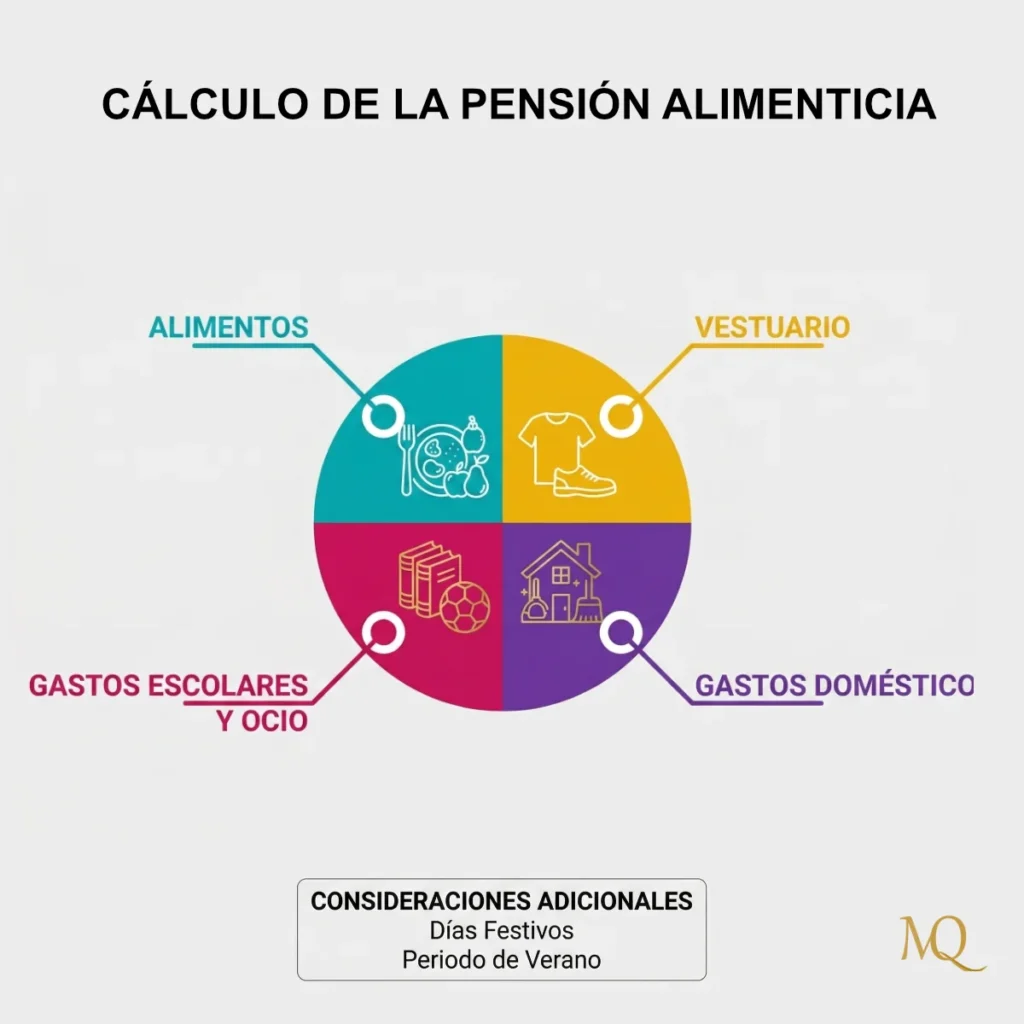 Cálculo de pensión alimenticia